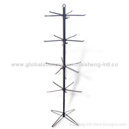 Spinning Display Rack with Black Powder Coated